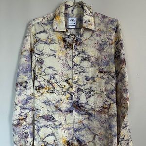 Galaxy Print Zara Shirt